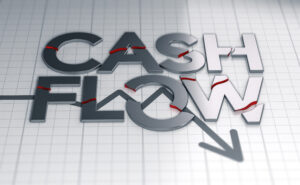 Cash Flow Problems In A Business During Crisis. Liquidity Problems Concept.