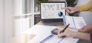 Businesspeople Meeting Plan Analysis Graph Company Finance Strat
