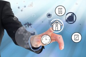 Man Clicking Icon House 1134 149