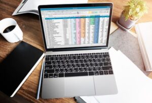 Spreadsheet Document Information Financial Startup Concept 53876 124145